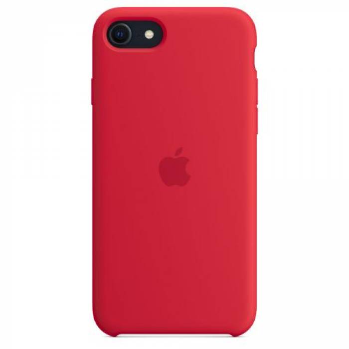 Protectie pentru spate Apple MagSafe Silicone pentru iPhone SE 2/3, Red
