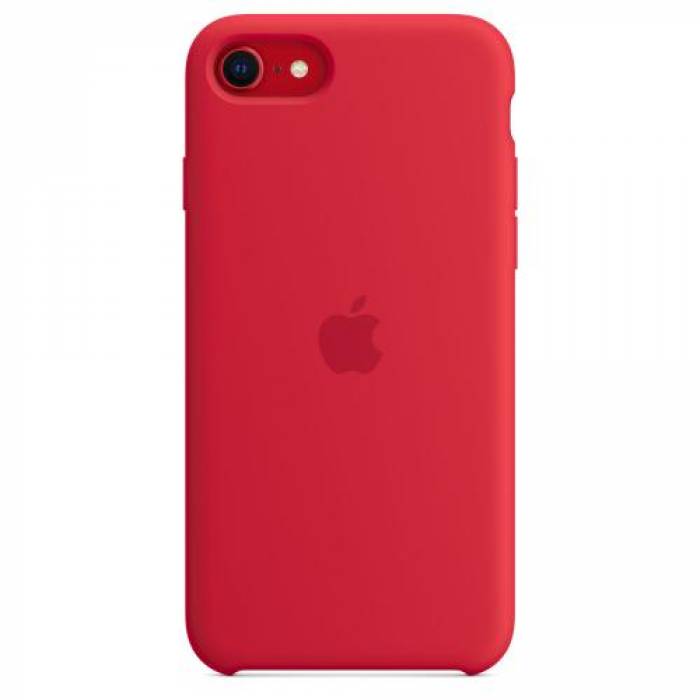 Protectie pentru spate Apple MagSafe Silicone pentru iPhone SE 2/3, Red