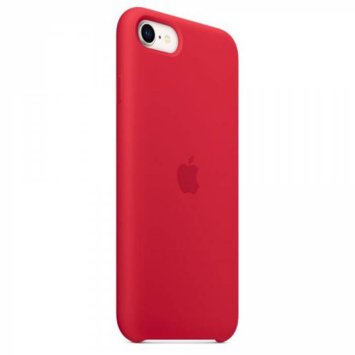 Protectie pentru spate Apple MagSafe Silicone pentru iPhone SE 2/3, Red