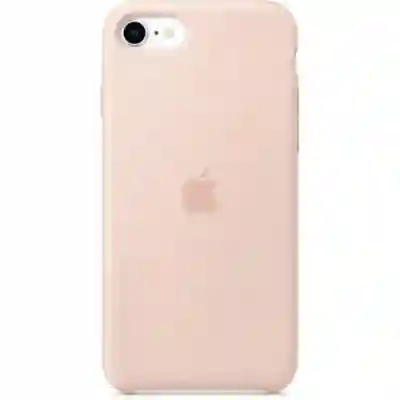 Protectie pentru spate Apple Silicone Case pentru iPhone SE 2/3, Pink