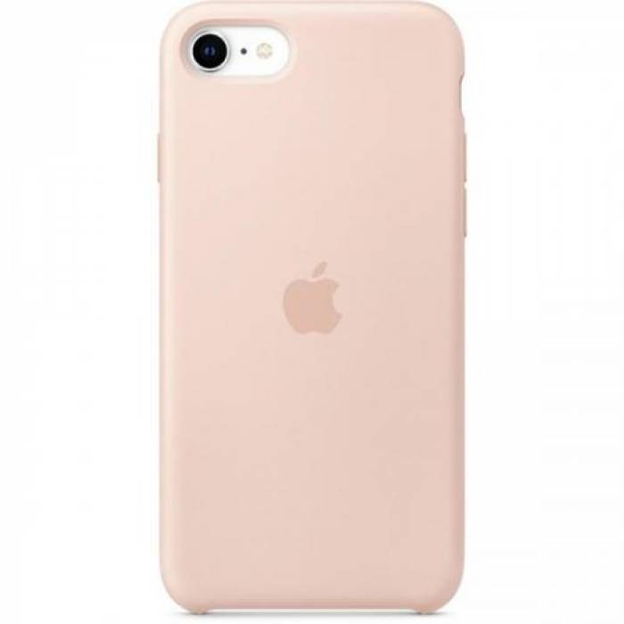 Protectie pentru spate Apple Silicone Case pentru iPhone SE 2/3, Pink