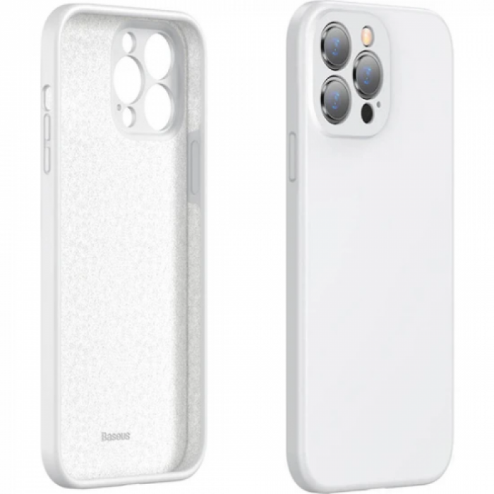 Protectie pentru spate Baseus Liquid pentru iPhone 13 Pro Max, White