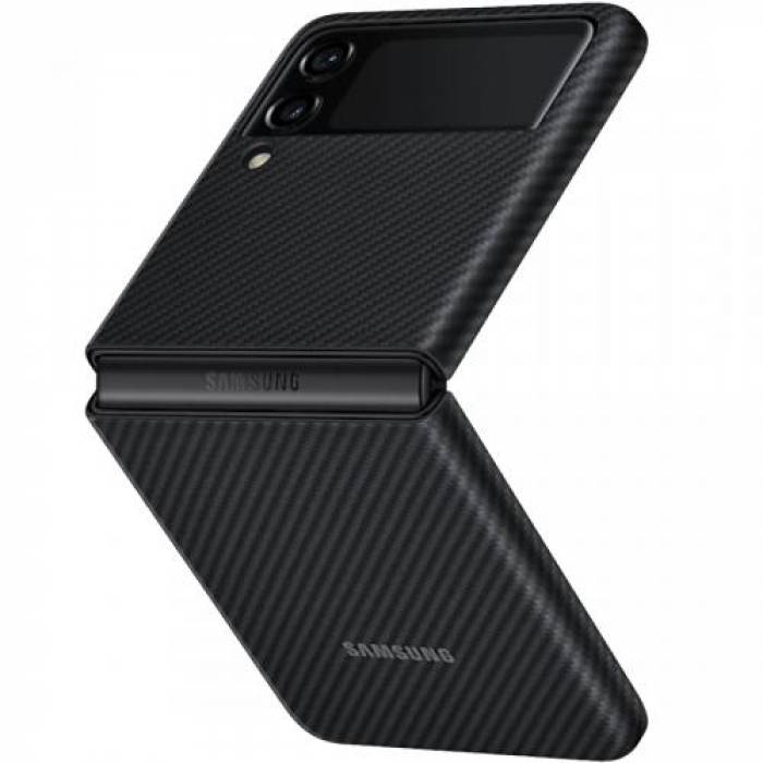 Protectie pentru spate Samsung Aramid pentru Galaxy Z Flip 3 (F711), Black