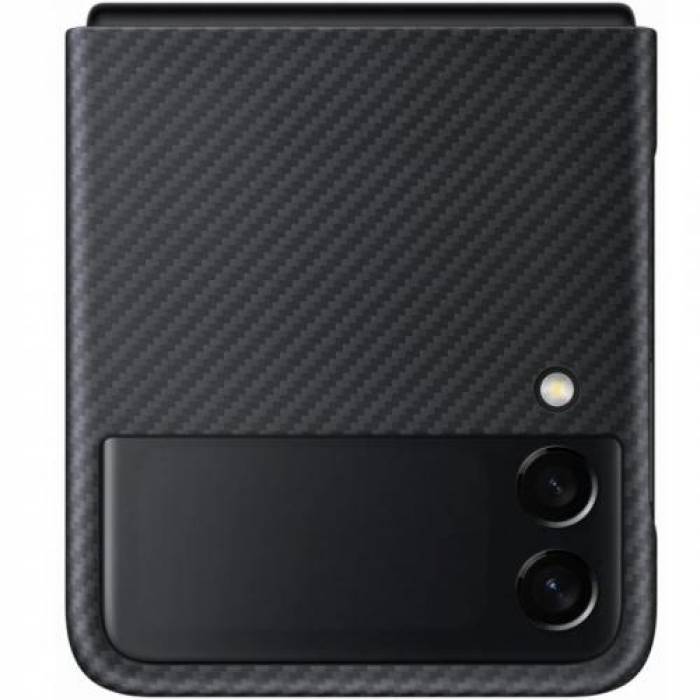 Protectie pentru spate Samsung Aramid pentru Galaxy Z Flip 3 (F711), Black