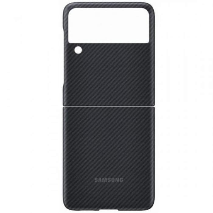 Protectie pentru spate Samsung Aramid pentru Galaxy Z Flip 3 (F711), Black