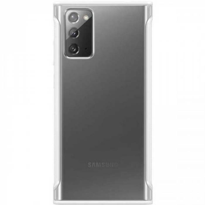 Protectie pentru spate Samsung Clear Protective Cover pentru Galaxy Note 20/5G (2020), White