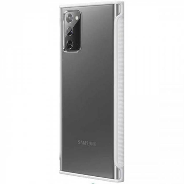 Protectie pentru spate Samsung Clear Protective Cover pentru Galaxy Note 20/5G (2020), White