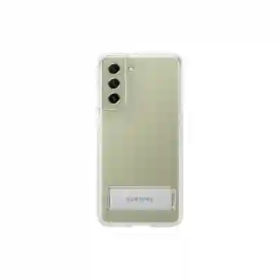 Protectie pentru spate Samsung Clear Standing pentru Galaxy S21 FE (G990), Clear