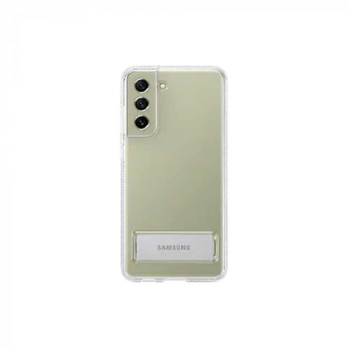 Protectie pentru spate Samsung Clear Standing pentru Galaxy S21 FE (G990), Clear