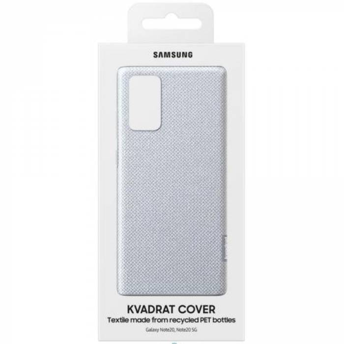 Protectie pentru spate Samsung Kvadrat Cover pentru Galaxy Note 20 (N980), Gray