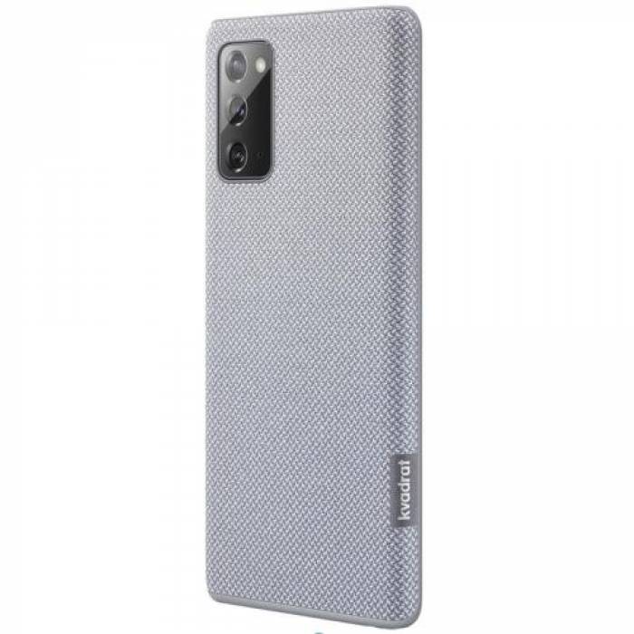 Protectie pentru spate Samsung Kvadrat Cover pentru Galaxy Note 20 (N980), Gray