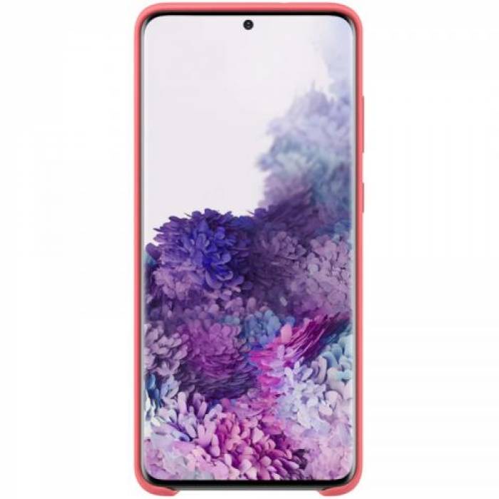 Protectie pentru spate Samsung Kvadrat pentru Galaxy S20 Plus/5G (2020), Red