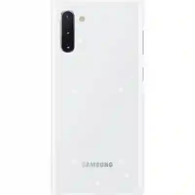 Protectie pentru spate Samsung LED Back Cover pentru Galaxy Note 10, White