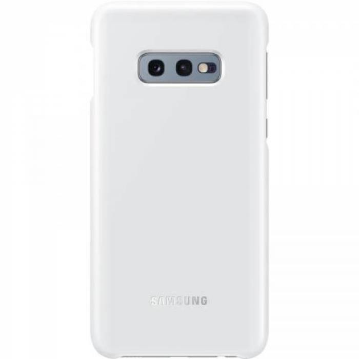 Protectie pentru spate Samsung LED Cover pentru Galaxy S10e, White