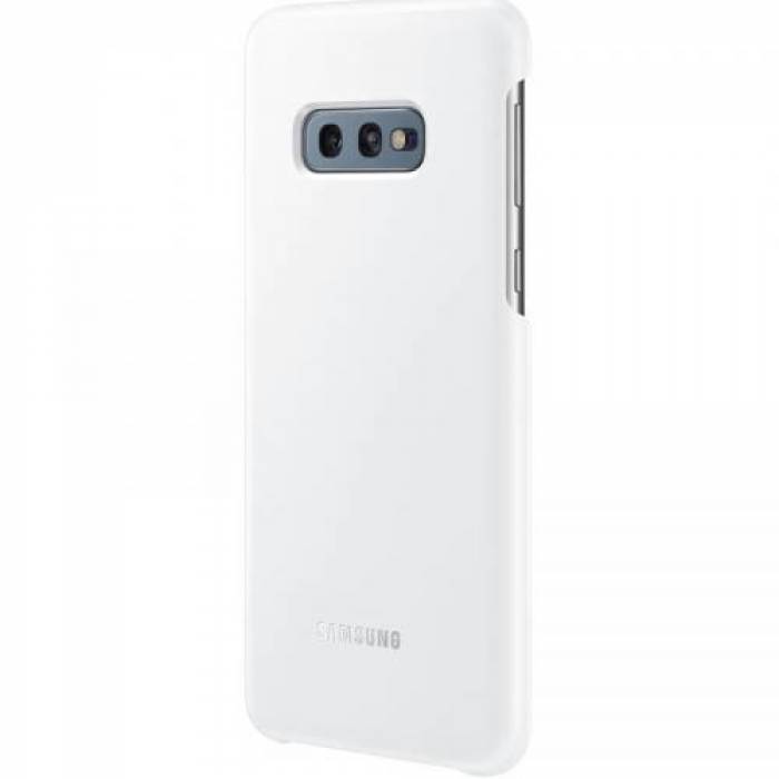 Protectie pentru spate Samsung LED Cover pentru Galaxy S10e, White