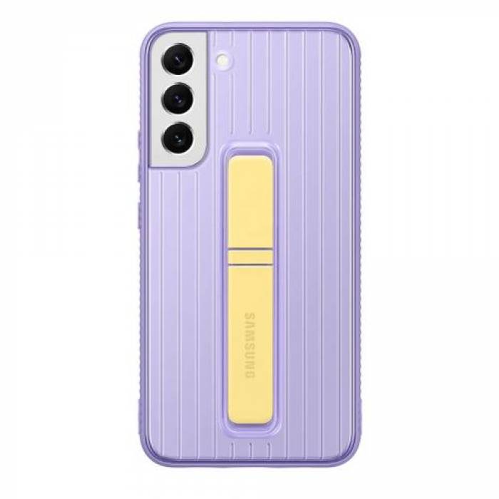 Protectie pentru spate Samsung Protective Standing Cover pentru Galaxy S22, Lavender