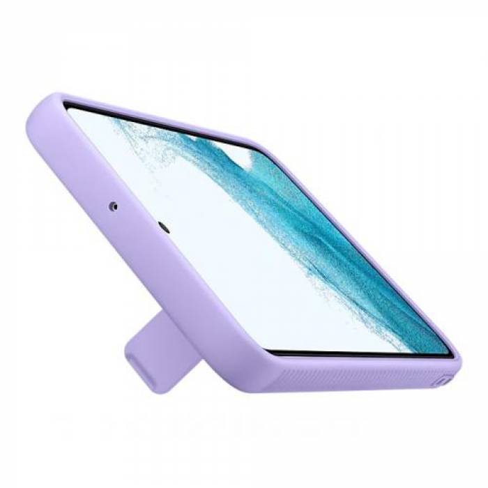 Protectie pentru spate Samsung Protective Standing Cover pentru Galaxy S22, Lavender