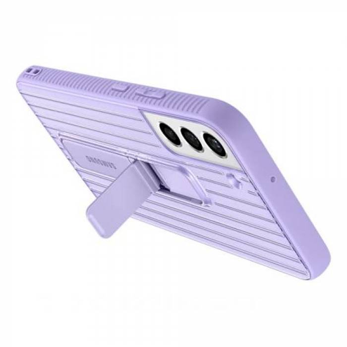 Protectie pentru spate Samsung Protective Standing Cover pentru Galaxy S22, Lavender