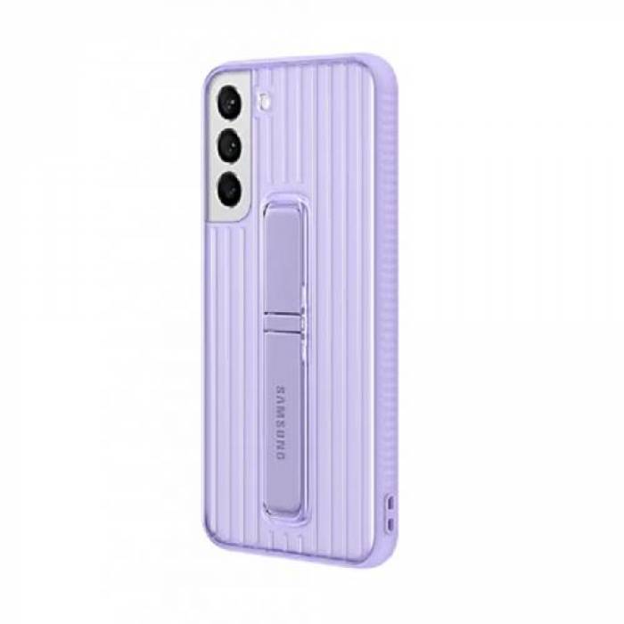 Protectie pentru spate Samsung Protective Standing Cover pentru Galaxy S22 Plus, Lavender