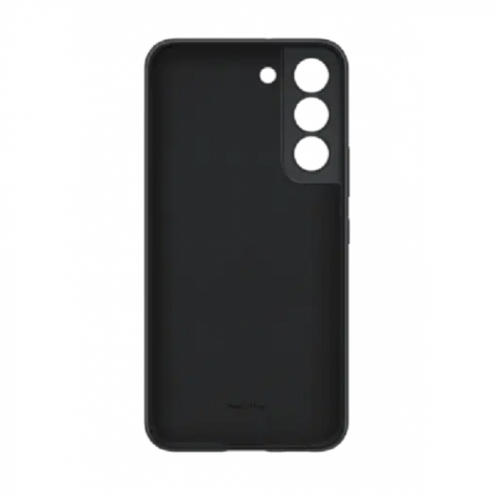 Protectie pentru spate Samsung Silicone Cover pentru Galaxy S22, Black