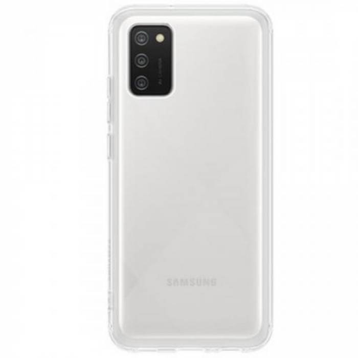 Protectie pentru spate Samsung Soft Clear Cover pentru Galaxy A03s (A037), Clear