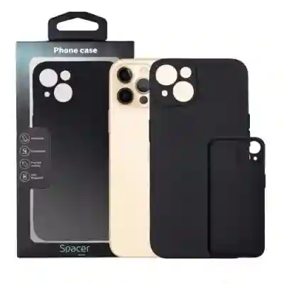 Protectie pentru spate Spacer SPPC-AP-IP13-TPU pentru Iphone 13/Pro, Black