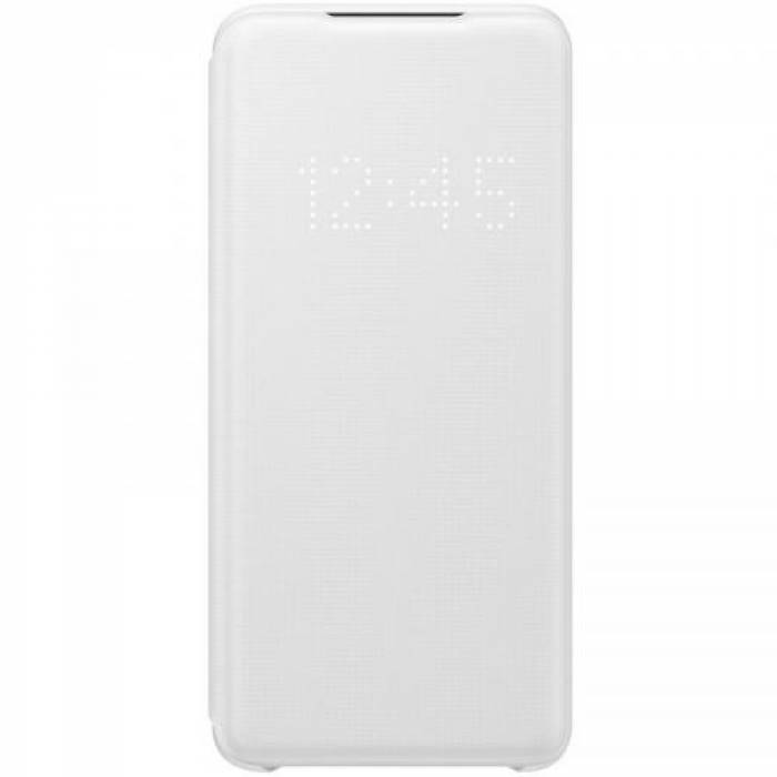 Protectie tip Book Book LED View White pentru Galaxy S20/5G (2020), White