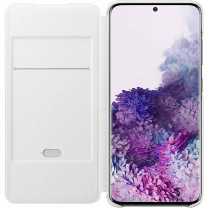 Protectie tip Book Book LED View White pentru Galaxy S20/5G (2020), White