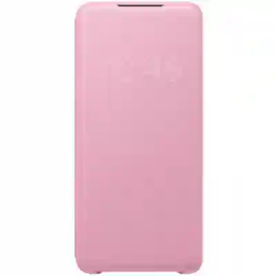 Protectie tip Book Samsung Book LED View pentru Galaxy S20 Plus/5G (2020), Pink