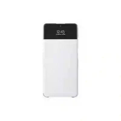 Protectie tip Book Samsung Smart S View Wallet Cover pentru Galaxy Note A32 4G, White
