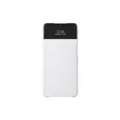 Protectie tip Book Samsung Smart S View Wallet Cover pentru Galaxy Note A32 5G, White