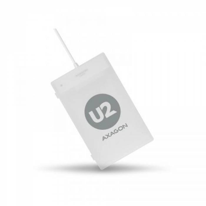 Rack Axagon ADSA-1S, USB 2.0 - SATA, 2.5inch, White