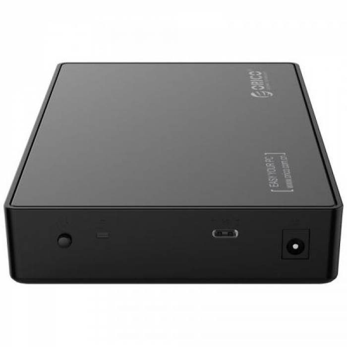 Rack Extern HDD Orico 3588C3, USB 3.0 Type-C - SATA, 3.5inch,  Black