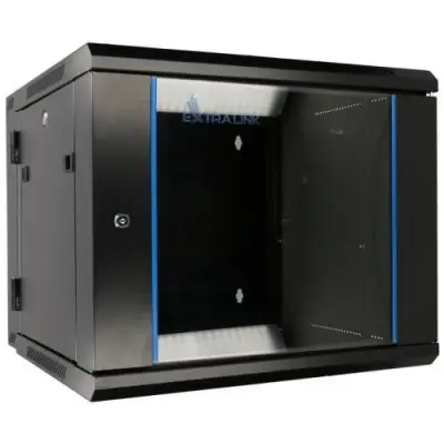 Rack Extralink EX.12929 wall-mounted, 19inch, 6U, 600x600mm, Black