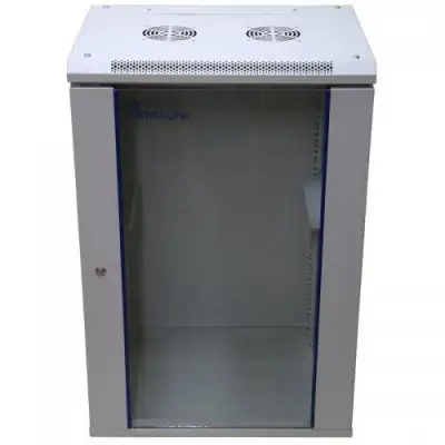 Rack Extralink EX.16897 wall-mounted, 19inch, 18U, 600x600mm, Grey