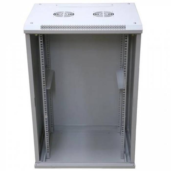 Rack Extralink EX.16897 wall-mounted, 19inch, 18U, 600x600mm, Grey