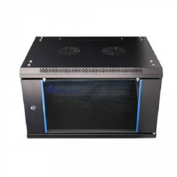 Rack Extralink EX.7232 wall-mounted, 19inch, 6U, 600x600mm, Black