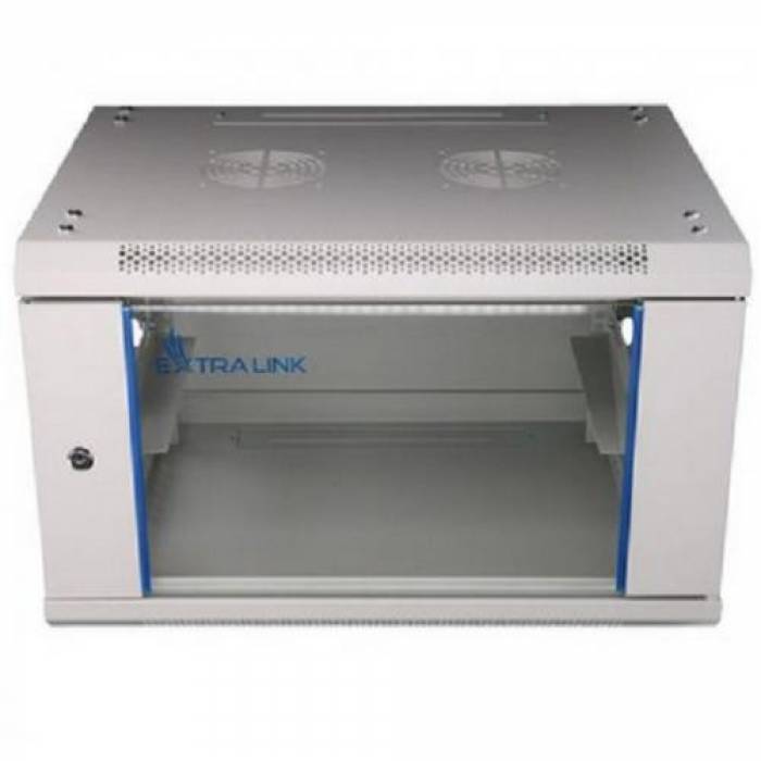 Rack Extralink EX.8550 wall-mounted, 19inch, 6U, 600x450mm, Grey