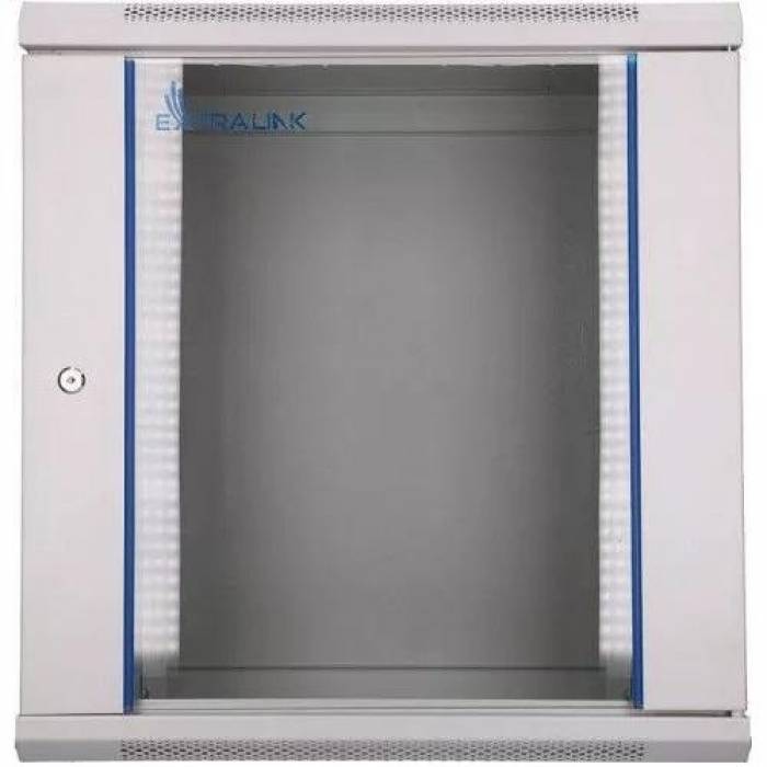 Rack Extralink EX.8604 wall-mounted, 19inch, 12U, 600x600mm, Grey