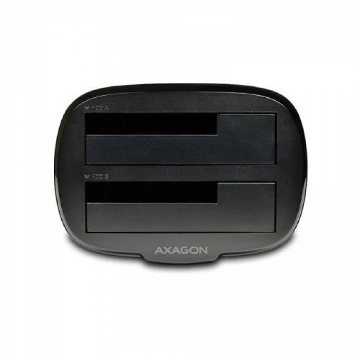 Rack HDD Axagon ADSA-ST, USB 3.0 - 2x SATA, 2.5inch, Black
