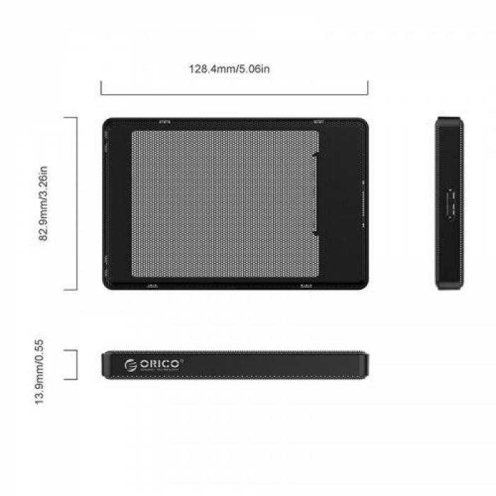 Rack HDD Orico 2169U3, USB 3.0, 2.5inch, Black