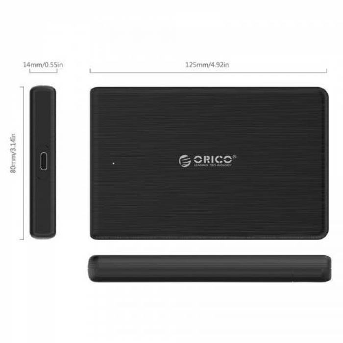 Rack HDD Orico 2189C3 USB 3.0, 2.5inch, Black