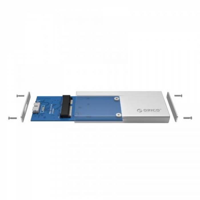 Rack HDD Orico MSA-U3, USB 3.0, Silver