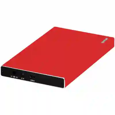 Rack HDD Spacer SPR-25611R, SATA, USB 3.0, 2.5inch, Red
