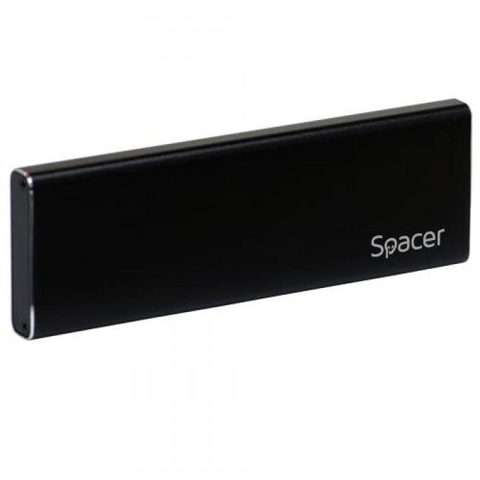 Rack HDD Spacer SPR-M2TYPEC-01, USB-C, 2.5inch, Black