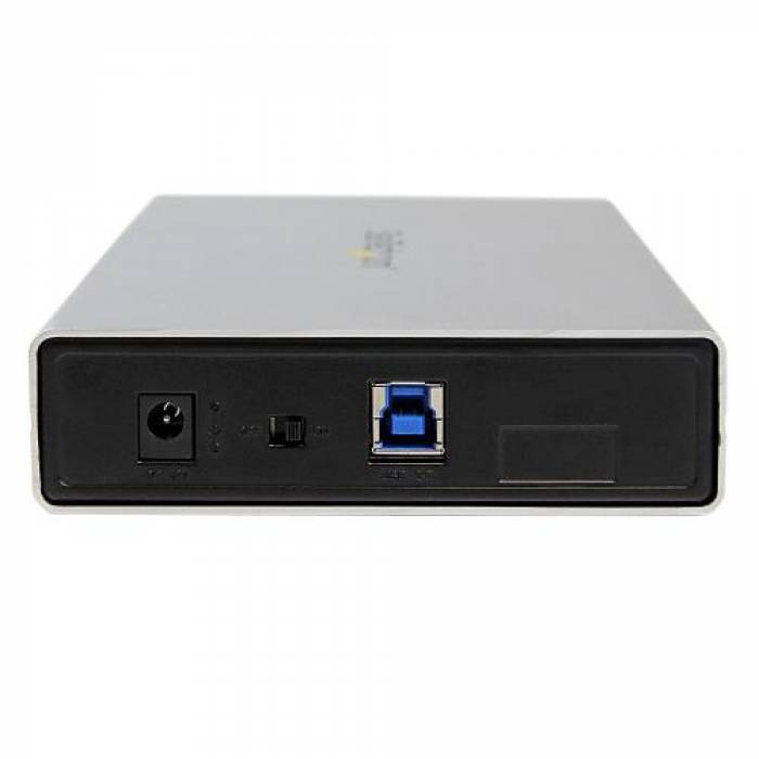 Rack HDD Startech S3510SMU33, USB 3.0 Tip B, 3.5inch, Silver