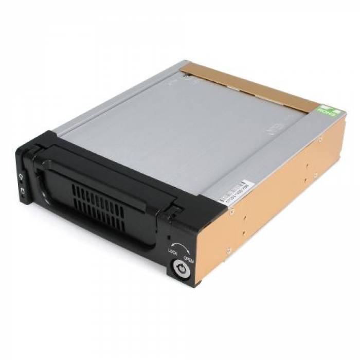 Rack HDD Startech, SATA, 3.5inch to 5.25inch, Black