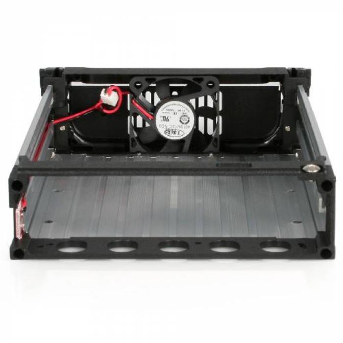 Rack HDD Startech, SATA, 3.5inch to 5.25inch, Black