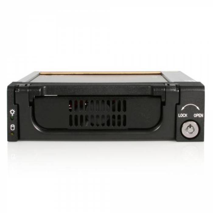 Rack HDD Startech, SATA, 3.5inch to 5.25inch, Black