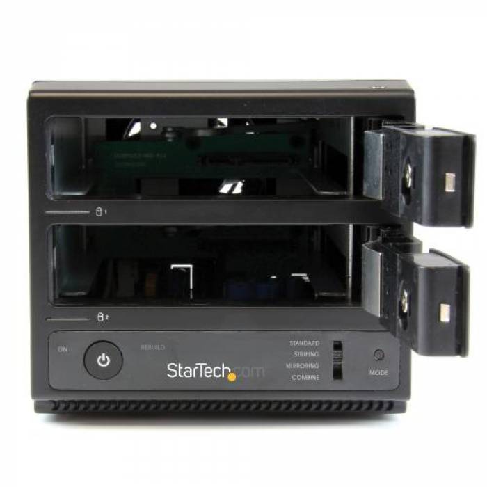 Rack HDD Startech, USB 3.0 Tip B/eSATA, 3.5inch, Black